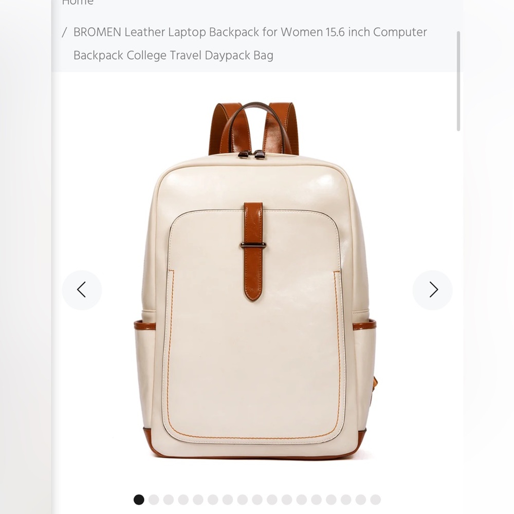 Bromen Leather Backpack
